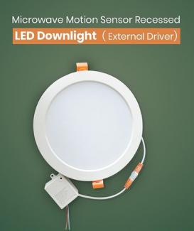 4inch 5inch 6inch 8inch LED Recessed Downlight with Microwave Sensor AM-DGY