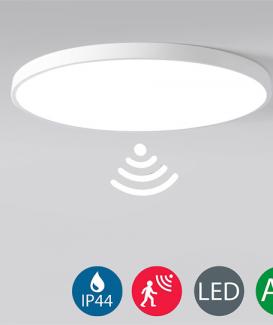 Smart AI IoT Wireless Auto Grouping IP42 Ultra Slim Round LED Flush Mount Flat Panel Light 