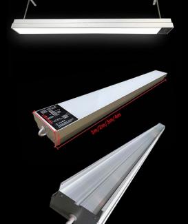 100mm*60mm NO Cable Tray Connectable Suspended LED Linear Hanging Light for parking lot supermarket H10061