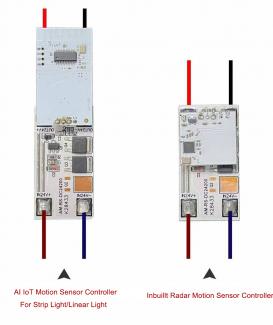 Built-in AI IoT Smart Microwave Motion Radar Sensor Controller for DC12V 24V Strips Linear Light Retrofit